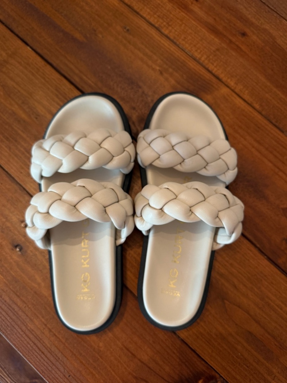 KG Kurt Geiger Braided Slide Sandals - Picture 2 of 4